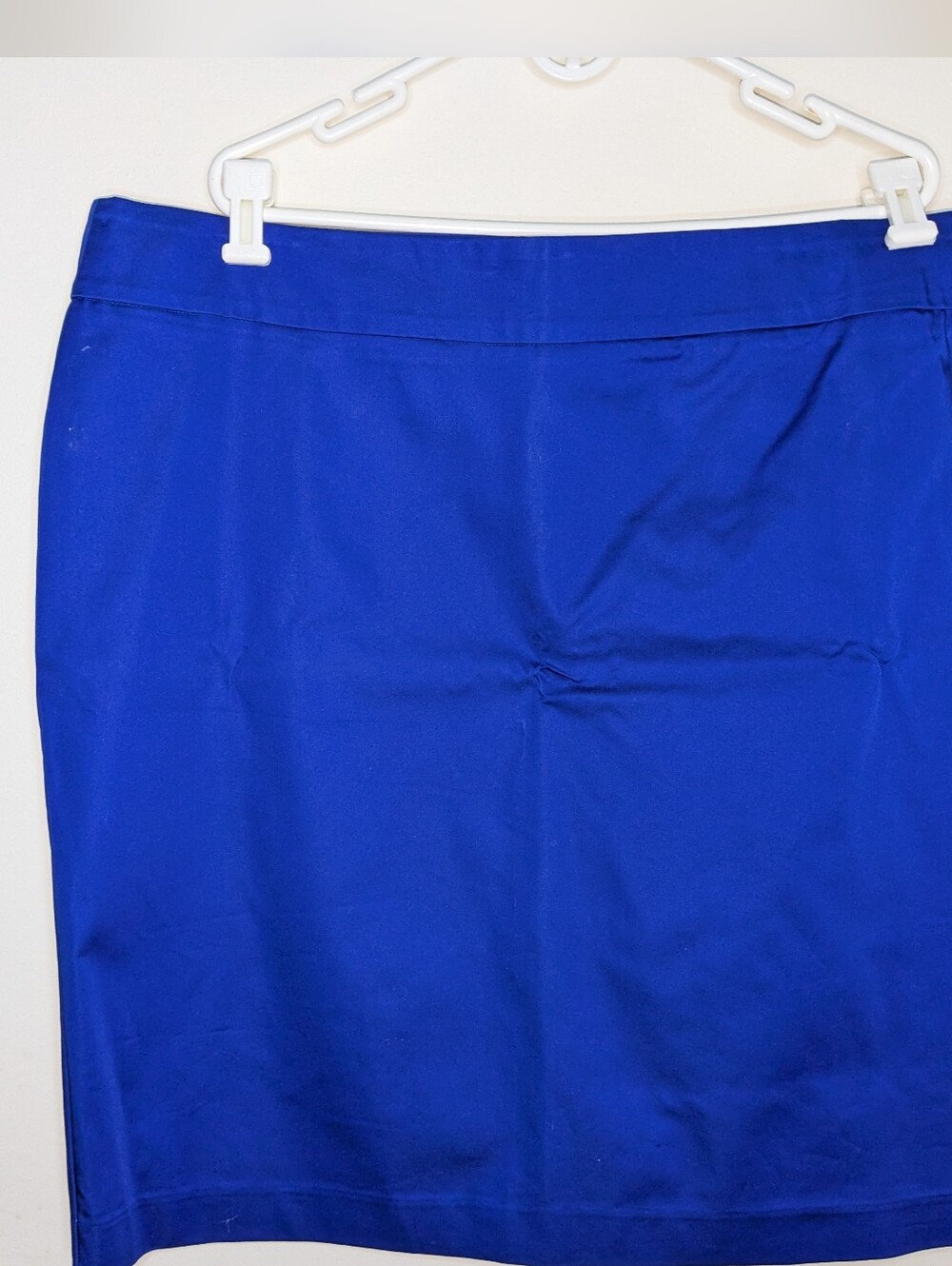 89th + Madison Royal Cobalt Blue Pencil Skirt NWOT Career Plus Size 18W